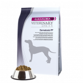Суха храна Eukanuba Dermatosis специално създадена за кучета с алергии и кожни проблеми