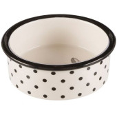 Керамична купа за котки Trixie Bowl с дизайн на точки 